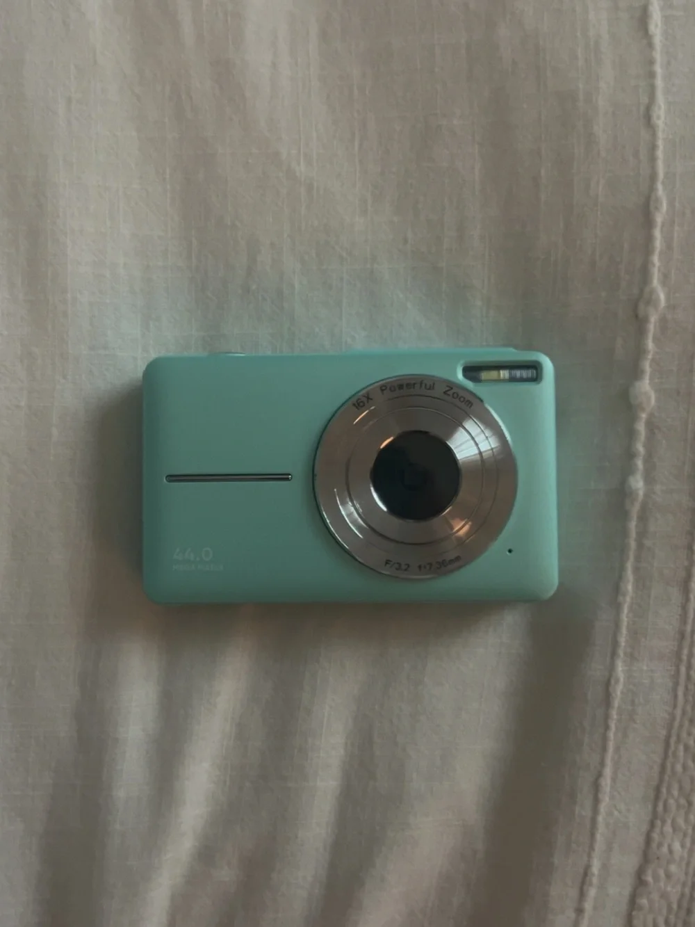 Mint Green Compact Digital Camera